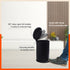 Bathla Accord Black Step Dustbin for Home, Office & Kitchen - 5 Litres | Heavy-Duty Step Bin with Foot Pedal | Durable & Hands-Free Waste Bin
